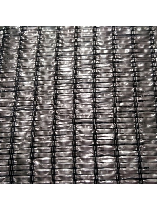 MALLA SOMBREO 70% GRIS  ROLLOS