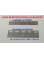 SOPORTES PARA LAMAS DE PVC FLEXIBLE
