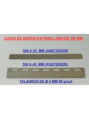 SOPORTES PARA LAMAS DE PVC FLEXIBLE