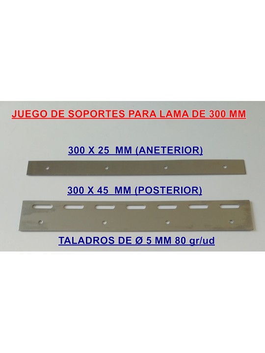 SOPORTES PARA LAMAS DE PVC FLEXIBLE