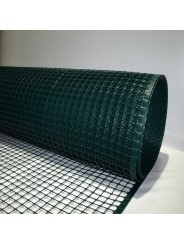 MALLA CERRAMIENTO CUADRADA 20X20 VERDE.ROLLO DE 1X30