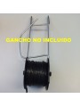 ROLLERHOOK  CARRETE NEGRO 25 MTS(50 UDS)