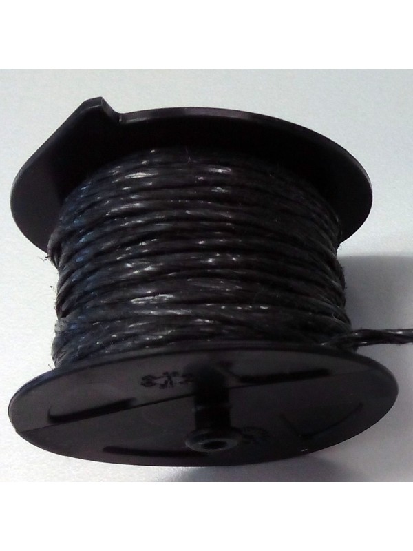 ROLLERHOOK  CARRETE NEGRO 25 MTS(50 UDS)