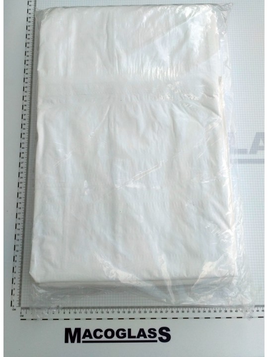 LONA IMPERMEABLE CON OJALES BLANCA